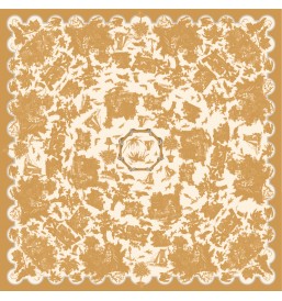 toile cirée motif toile de jouy AMBRE pour l'intérieur et l'extérieur