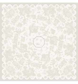 nappe toile cirée motif toile de jouy Bleu/vert CHAMPAGNE - INDOOR OUTDOOR