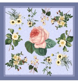 70 - toile cirée FLEUR -...